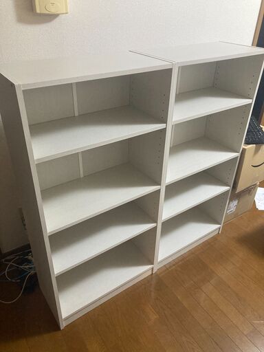ニトリ本棚　中サイズ　120x60x29 ２個
