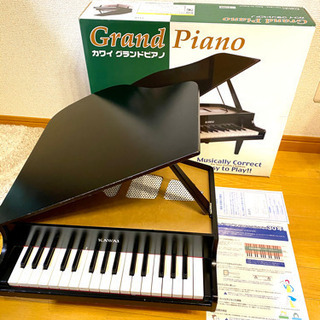 kawai ミニピアノ グランドピアノ　黒　32鍵の画像