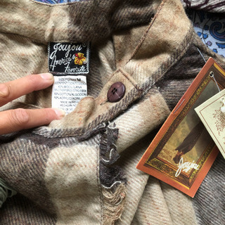 未使用タグ付きフリンジキュロット×ベストセットアップの画像