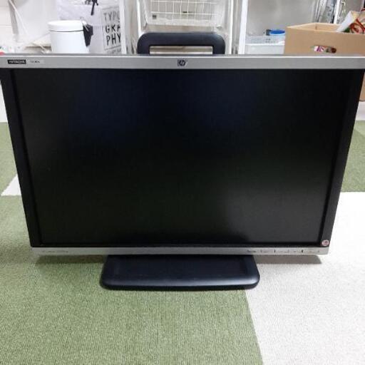 【正常稼働】22インチワイド  昇降ディスプレイ モニター 日立HP