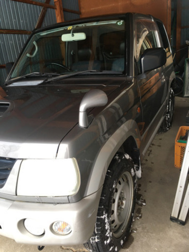 カテゴリ変更しました 今週中❗️ 2001年式 パジェロミニ 4wd 中古車 雪道 悪路 スタッドレスタイヤ三菱