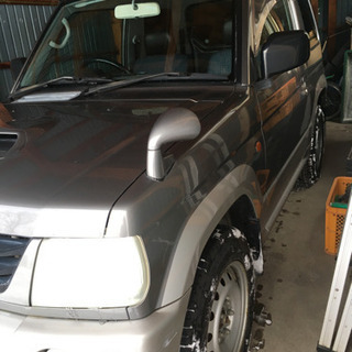 カテゴリ変更しました 今週中❗️ 2001年式 パジェロミニ 4wd 中古車 雪道 悪路 スタッドレスタイヤ三菱の画像