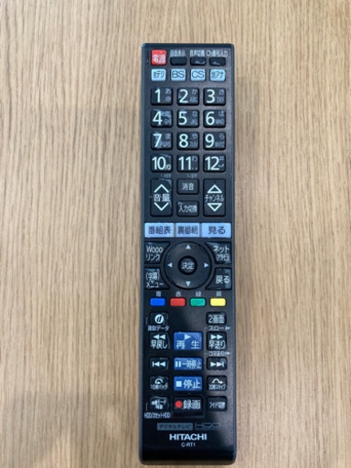 HITACHI37型テレビ　リモコン、取説あります！