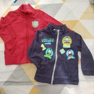 ジップアップ上着 100cmの画像