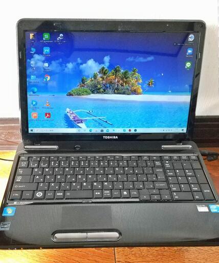 【 新品SSD 240GB 】１５インチ液晶　ノートパソコン　TOSHIBA dynabook T350/56AB Windows10にアップグレード済、 Core i5、メモリー 8GB、動作確認済み