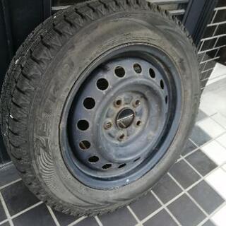 中古スタッドレス　185/65-15 ４本　ホイールセット