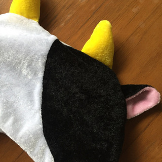 牛 被り物 干支の画像