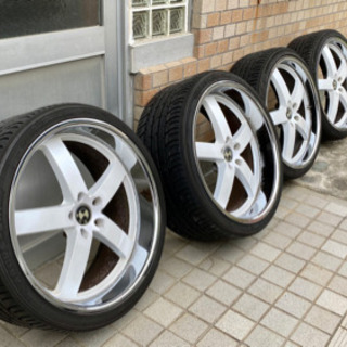 バイエルン　22㌅　9J 10.5J タイヤセットの画像