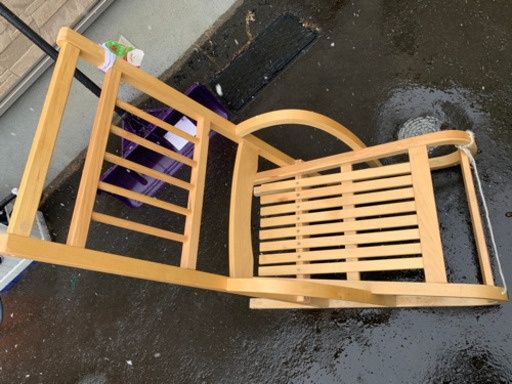 木製 そり 雪遊び