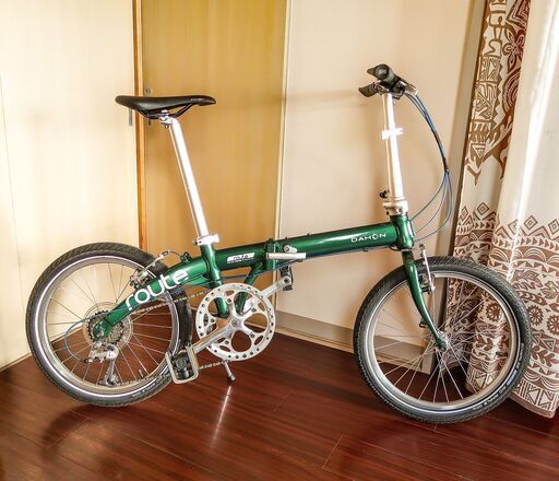 【美品】DAHON Route 2019モデル カスタム車 折り畳み自転車 ミニベロ (一部パーツ変更し再アップしたものです。）