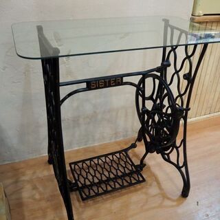 singer 網目ミシン脚テーブル SINGER ミシン脚 ダイニングテーブル | REFACTORY antiques
