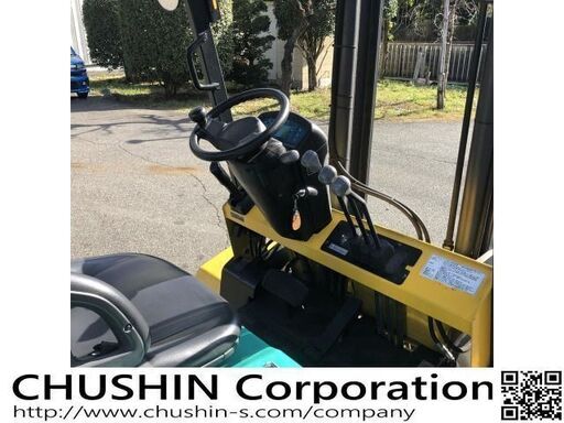 3トン　バッテリーフォークリフト　ハイマスト　5.7ｍ　FSV(フルフリ・三段マスト)　使用少ない!!