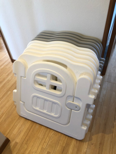 ベビーサークル　ifam 扉付き10枚　ベビーフェンス