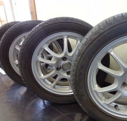 「商談中」◇タイヤ・アルミ４本セット/ヨコハマ・エコス・１９５/５０R１５◇山かなりあります◇