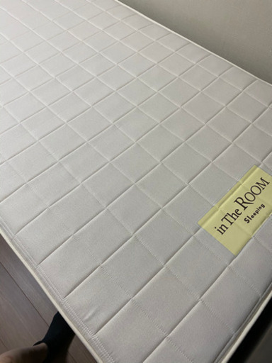 【定価10万円】跳ね上げベット　収納タイプ　シングル　ダークブラウン　マットレス付