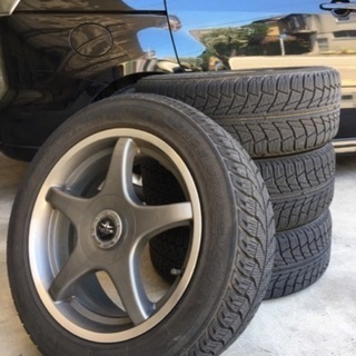 中古スタッドレスタイヤ 205/55R16  　アルミホイルセット