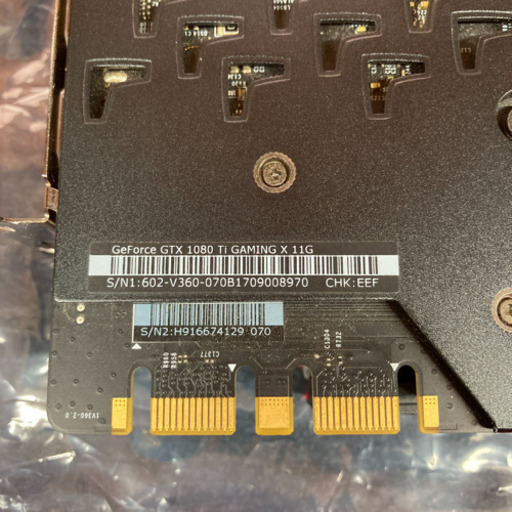 ★中古/msi GTX1080Ti GAMINGX 11G