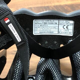 ロードバイク ヘルメット kask カスク mojitoX レッド/ブラック Mサイズ（52-58cm）の画像