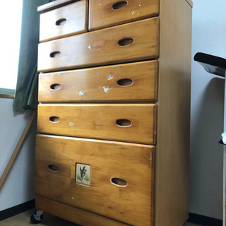 『商談中。急ぎ引越し』チェスト　タンスの画像