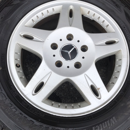 winter TRANPATH S1 TOYO スタッドレスタイヤ / 265/60R18 110Q / ベンツ　純正18インチアルミ　PCD 130 7.5Ｊ×18 オフセット ET63 5穴