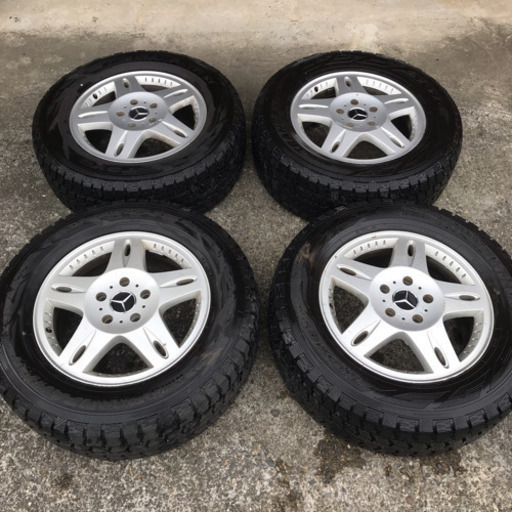winter TRANPATH S1 TOYO スタッドレスタイヤ / 265/60R18 110Q / ベンツ　純正18インチアルミ　PCD 130 7.5Ｊ×18 オフセット ET63 5穴