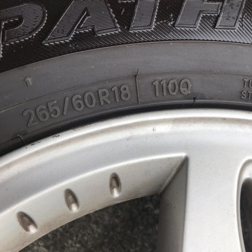 winter TRANPATH S1 TOYO スタッドレスタイヤ / 265/60R18 110Q / ベンツ　純正18インチアルミ　PCD 130 7.5Ｊ×18 オフセット ET63 5穴