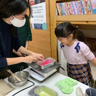 日本橋駅グラデーションキャンドル作り♪