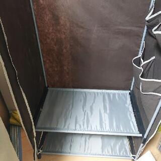 ニトリ ハンガーラック カバー付き ２台の画像