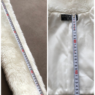 150cm 女の子用 フェイクファー コートの画像