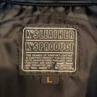 カドヤ　ライダースジャケット　本革　KADOYAの画像