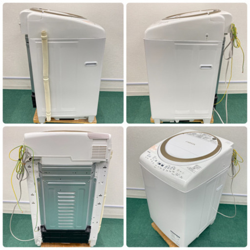 配達無料地域あり＊極美品＊東芝 2019年製 大容量8キロ＊人気のZABOON＊
