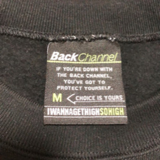 backchannel バックチャンネル　オフィシャルロゴ　スウェットの画像