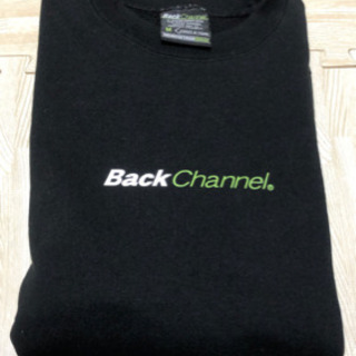backchannel バックチャンネル　オフィシャルロゴ　スウェット