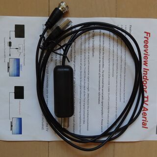 ●地デジアンテナ信号増幅器・USB電源入力ブースター●中古動作品...