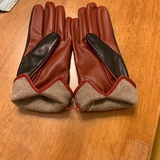 ちょっと訳あり、レディース高級革手袋　の画像