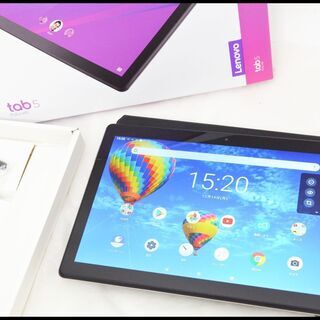 美品 ソフトバンク Lenovo TAB5 タブレット 801LV ブラック レノボ TV ワンセグ/フルセグ対応 の 10型 防水 タブレット