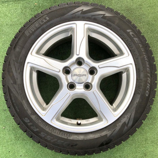 AGA TAS JAPAN 16インチ アルミホイールPIRELLI 205/55R16 4本セット★［ボルボ］V40クロスカントリー V60 S60 V70等にの画像