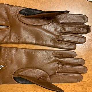 ちょっと訳あり、イタリア製の革、革手袋です。スマホ対応です｡の画像