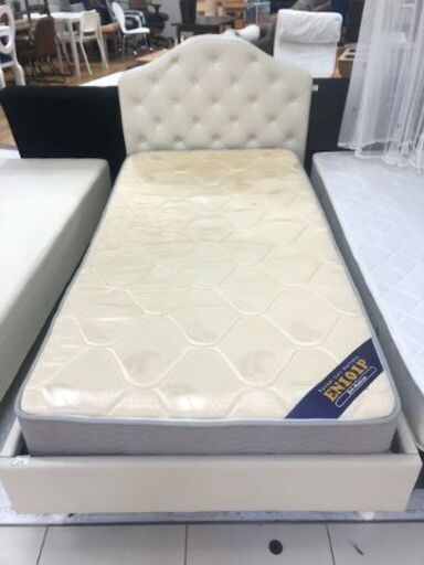 シングルベッド　パロン　ホワイト【トレファク南柏店】