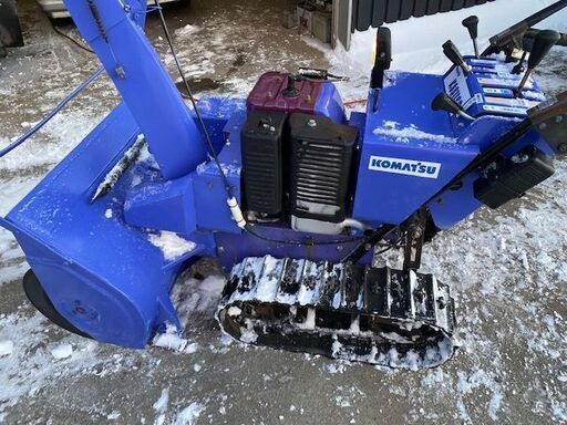 動作確認OK【格安】コマツ　ロータリー除雪機　KSS11SD　除雪幅：約90㎝　セル始動　11馬力　中古