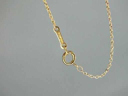 【苫小牧バナナ】質屋鑑定品 ティファニー K18YG パロマ・ピカソ ラビングハート ネックレス 750 5.6g 46cm 引き輪難アリ 本体のみ♪