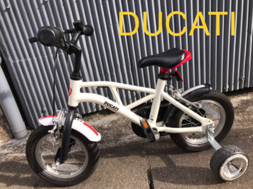 希少　キッズ自転車　DUCATI ビアンキコラボ　補助輪付き　12インチ