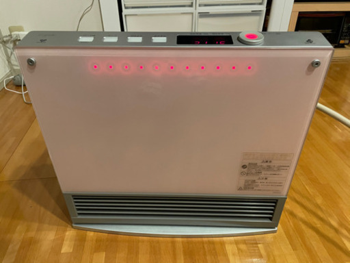 美品　ガスファンヒーター　コード別売