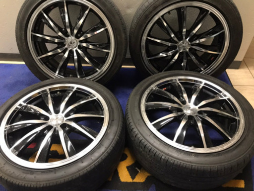 LEONIS17インチ4本タイヤ付きPCD100