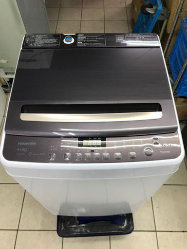 Hisense HW-DG80A 2019年製 8kg 洗濯機