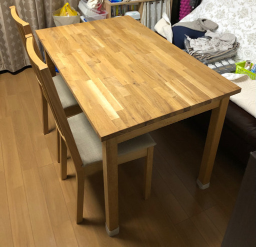 12月中に引取可能な方！大歓迎です！ IKEA(イケア)  ／ダイニングテーブルセット（テーブル1点、イス2点）