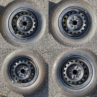 4穴 pcd100 テッチン スタッドレス BS ブリザック 1...
