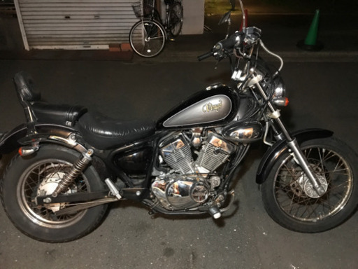 ヤマハ　ビラーゴ250 3DM 実働車アメリカン（仕上げベースor部品取り用・書類付）写真アリ