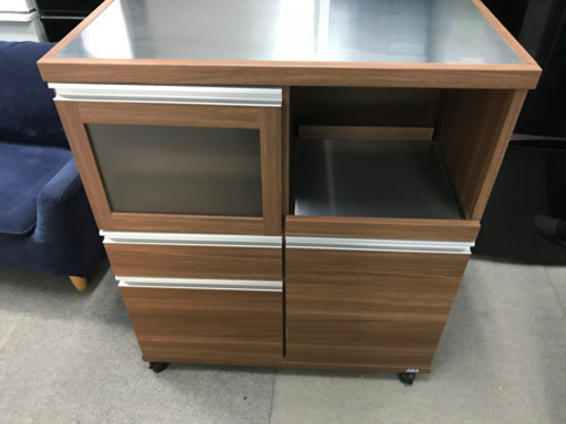 株式会社フナモコ　キッチンカウンター　ハイカウンター　レンジ台　良品