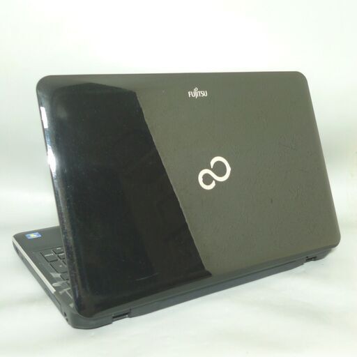  送料無料 1台限定 ノートパソコン 中古良品 15.6型 富士通 AH33/L Celeron 4GB 750G DVDRW 無線 